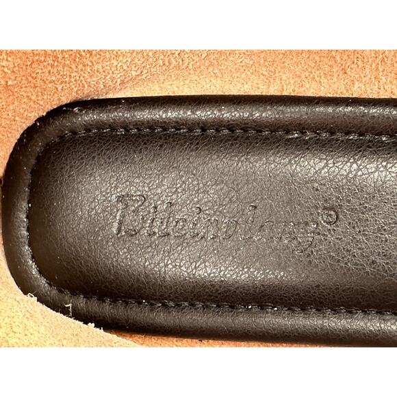 Bileinolang NWOT Black Ballet Bow Leather Flats  42 - Picture 8 of 9